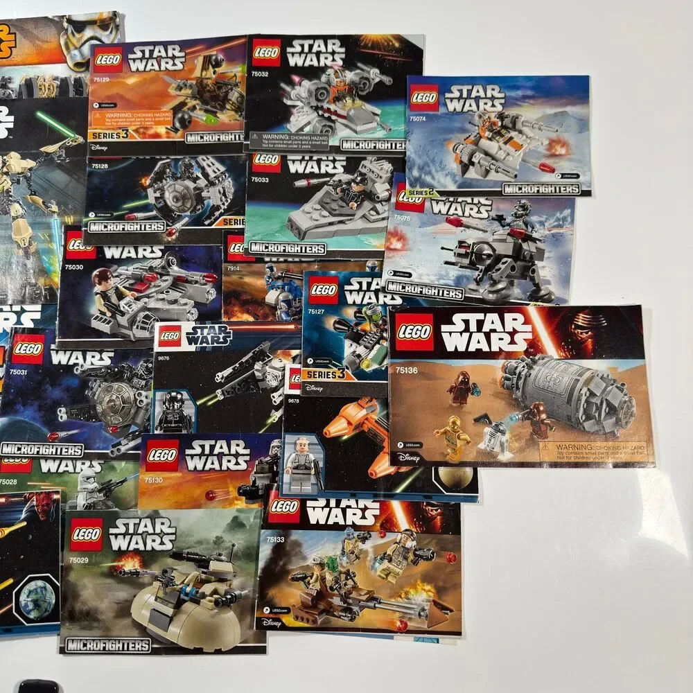 LEGO Star Wars Instruction Manuals Lot Booklet Booklet Bundle ONLY No Bricks
